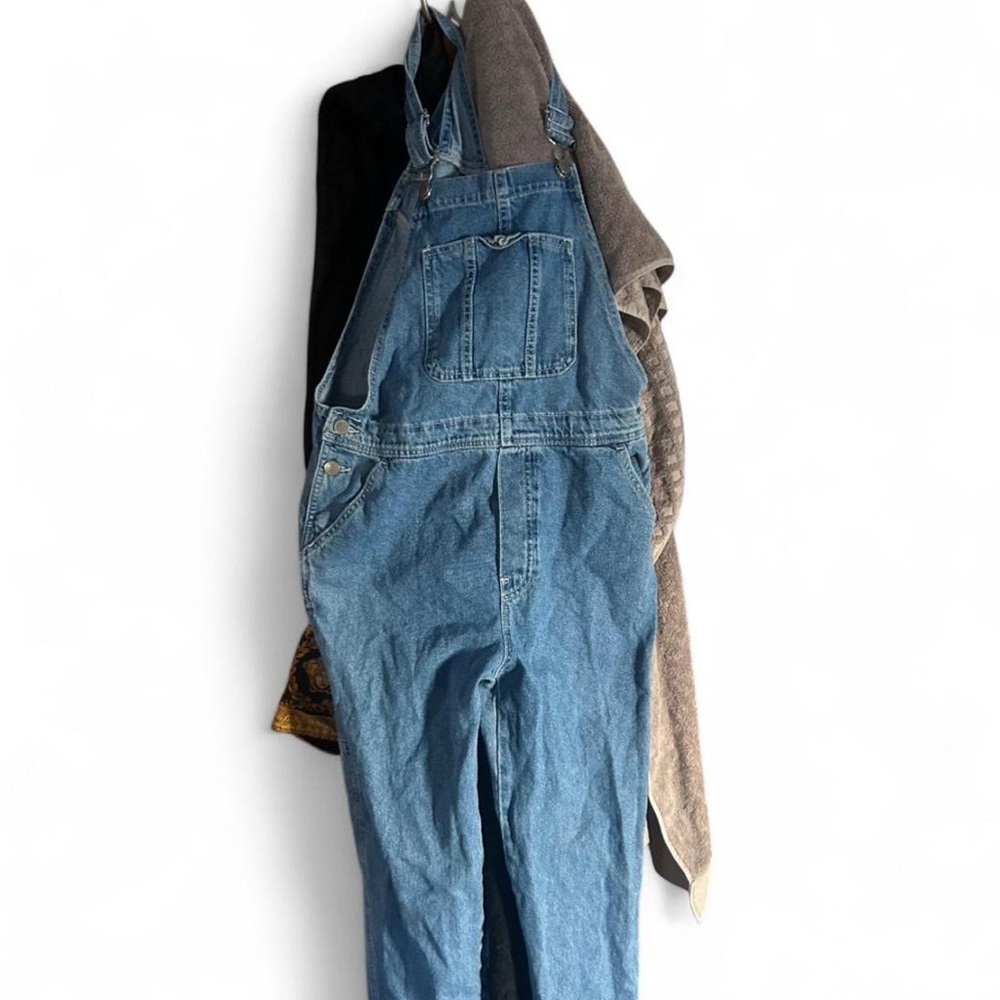 Zara Classic Blue Denim Overalls